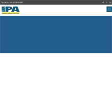 Tablet Screenshot of ipa-india.org